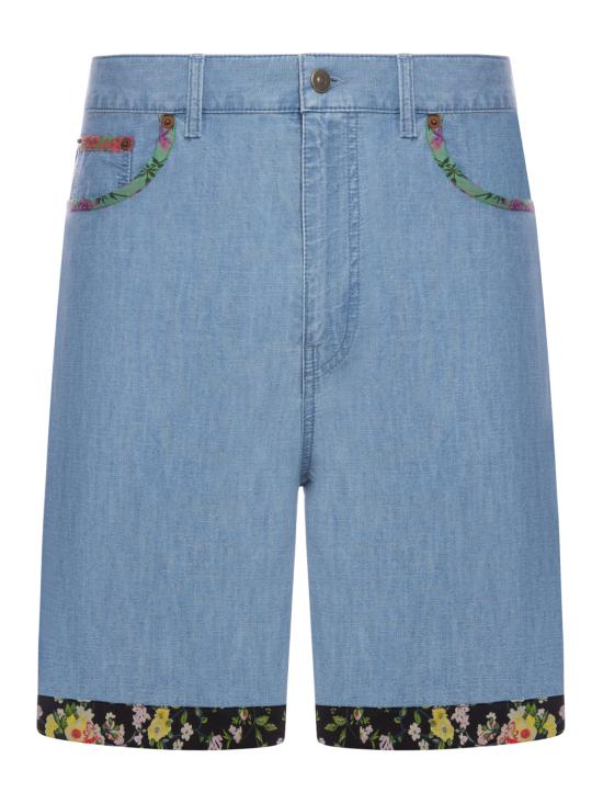 25SS 발렌티노 가라바니 숏팬츠 6V0DD04HALM508 DENIM BLUE LAV CHIARO Blue