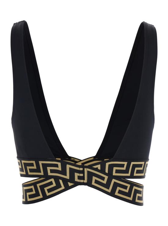 25SS 베르사체 민소매 티셔츠 10086021A111191B000 Black