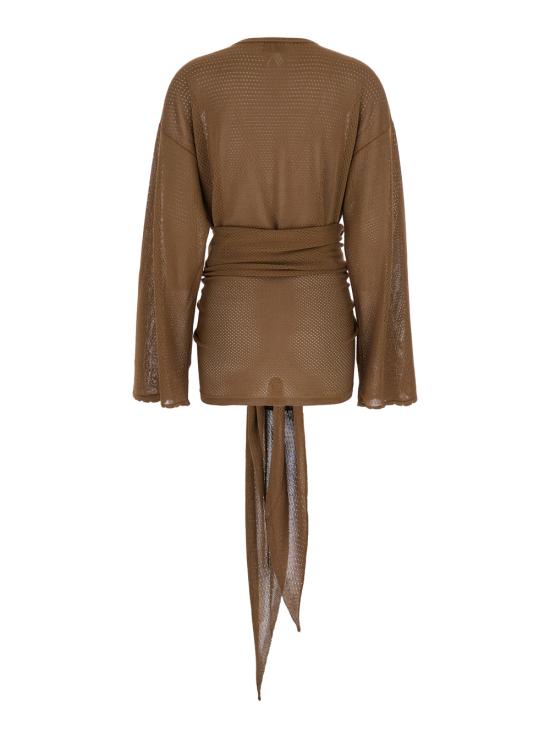 25SS 디 아티코 숏 원피스 250WCA00418VVV092AA221 Brown - THE ATTICO