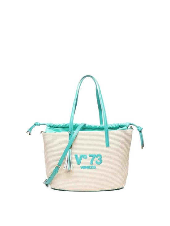 25SS 브이73 토트백 73BS8VL01INGEOFFWHITESMERALDO Multicolour