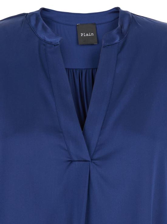 25SS 플레인 블라우스 41822094953 Blu - PLAIN