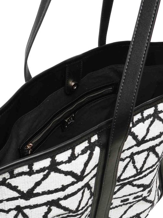 25SS 브이73 토트백 73BS8VH01BETHNEROBIANCO Black - V73