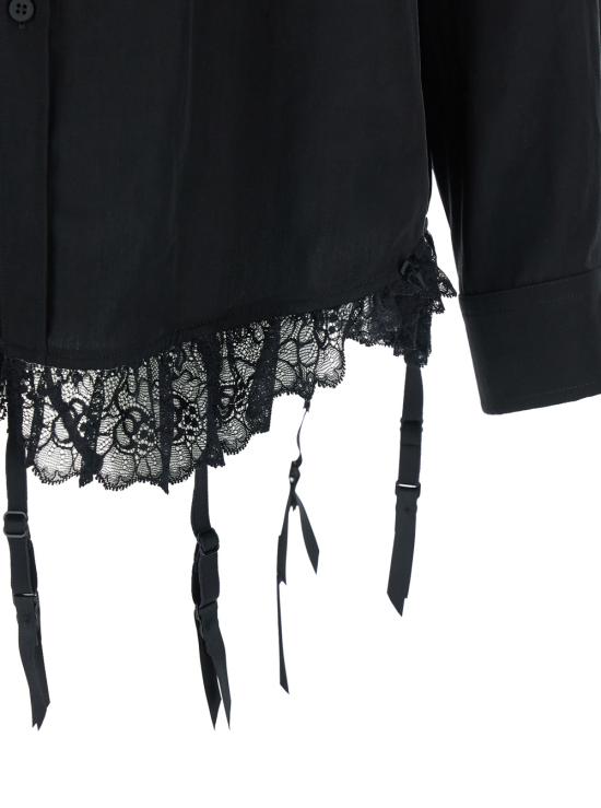 25SS 발렌시아가 블라우스/셔츠 831656TRO371000 Black - BALENCIAGA