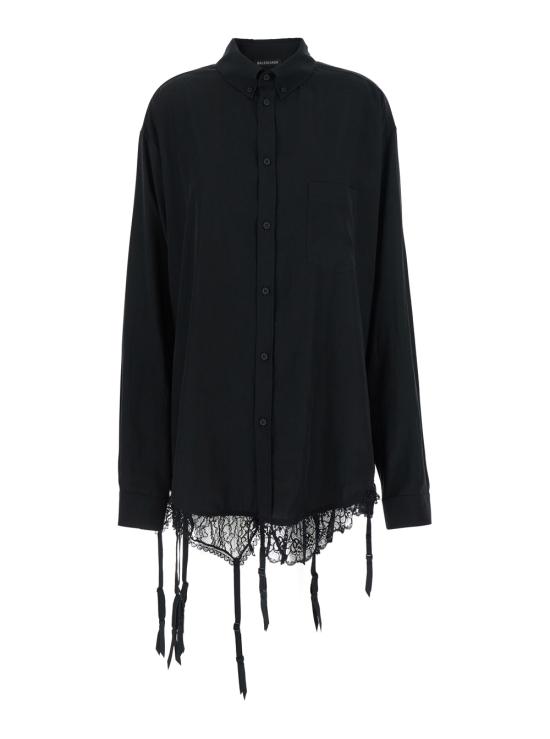 25SS 발렌시아가 블라우스/셔츠 831656TRO371000 Black