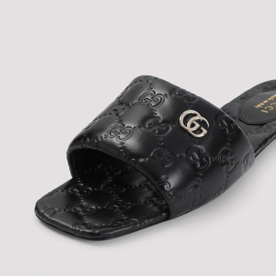 25FW 구찌 뮬/슬리퍼 816330 AAEA2 1000 BLACK - GUCCI