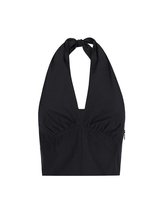 25SS 안다마네 민소매 티셔츠 TM170965A TNC181 BLACK Black