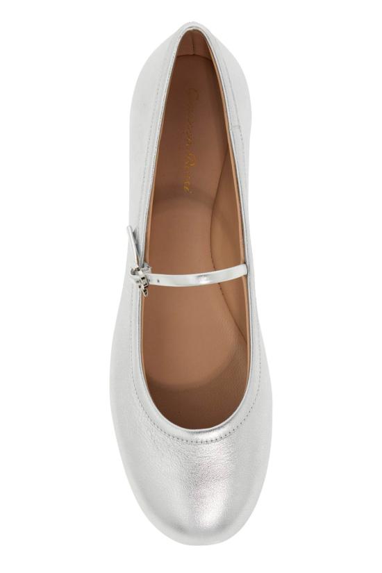 25FW 지안비토로시 플랫 슈즈 G2222305GOMNSW ARGE Silver - GIANVITO ROSSI