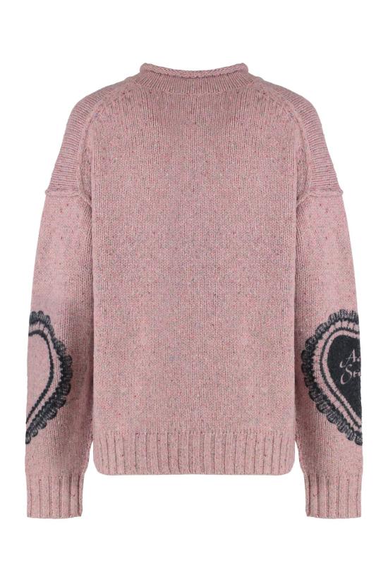24FW 아크네 스튜디오 스웨터 FNWNKNIT000783A60552 COA Pink - ACNE STUDIOS
