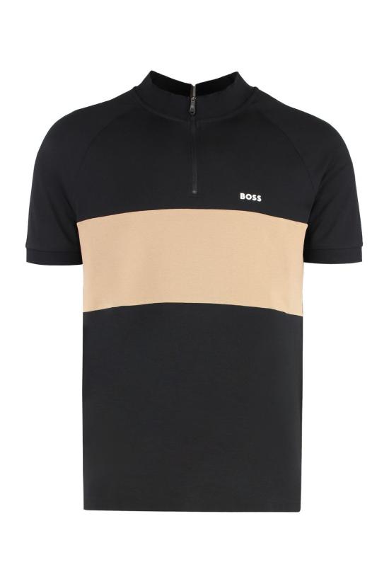 25FW 보스 반팔 티셔츠 50538102 001 black