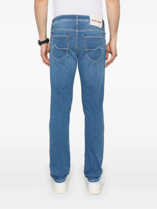 25SS 야콥코헨 스트레이트 팬츠 JUMQE007062S4260V2200D MEDIUM BLUE - JACOB COHËN