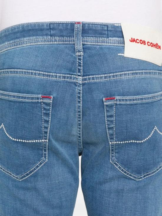 25SS 야콥코헨 스트레이트 팬츠 JUMQE007062S4260V2200D MEDIUM BLUE - JACOB COHËN
