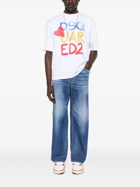 25SS 디스퀘어드2 스트레이트 팬츠 24XS78LB0105S30341470 NAVY BLUE - DSQUARED2