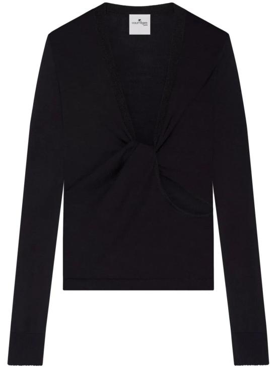 25SS 쿠레쥬 스웨터 225MPU223FI00719999 BLACK