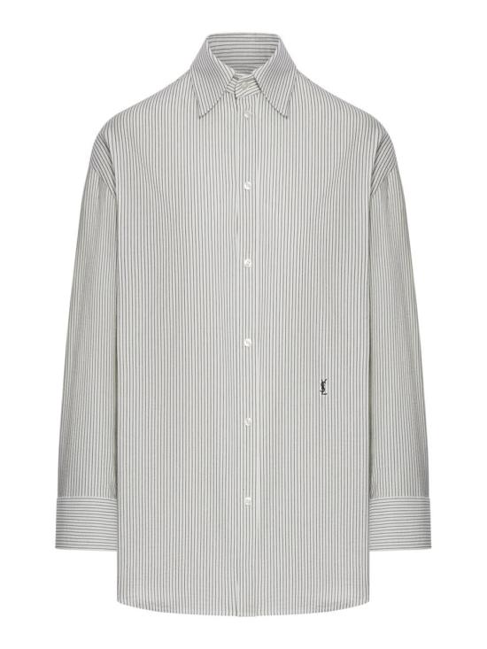 25SS 생로랑 셔츠 835517Y6K559787 CRAIE NOIR Beige