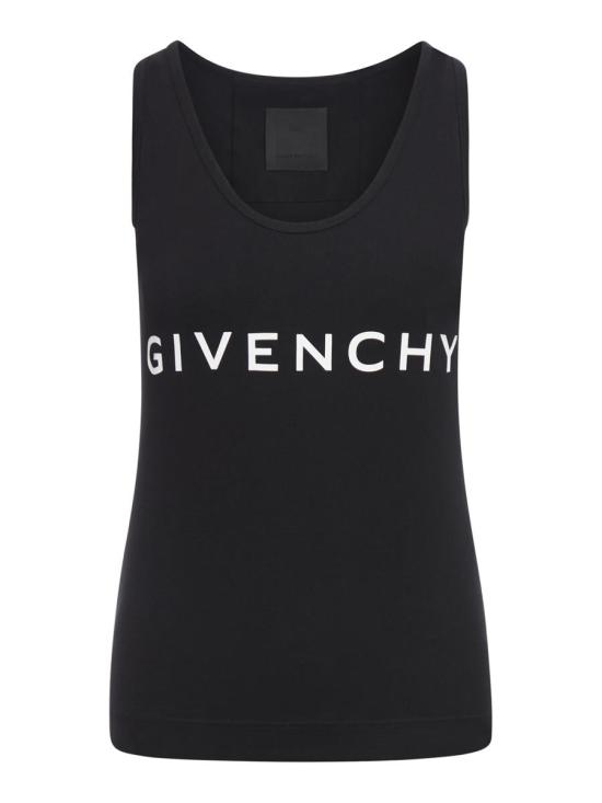 25SS 지방시 민소매 티셔츠 BW70AZ3YAC001 BLACK Black