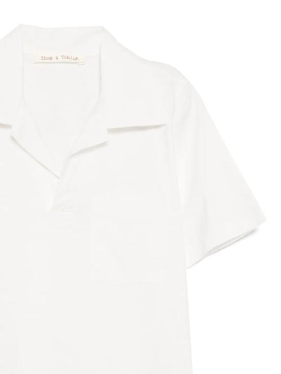 25SS [주니어] 조앤토비아 폴로 셔츠 BSE18MK White - ZHOE & TOBIAH