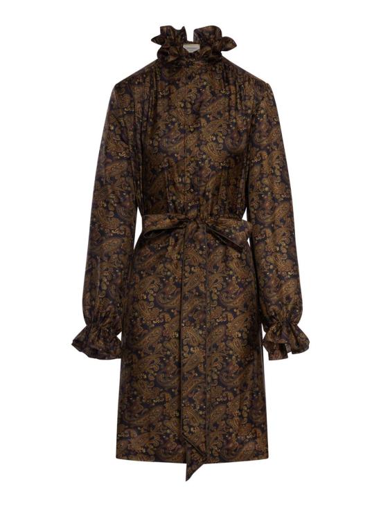 25SS 생로랑 셔츠 828304Y6K904775 NAVY MULTICOLORE BLUE