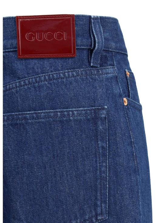 25SS 구찌 스트레이트 팬츠 812233XDC83 4100 BLUE - GUCCI