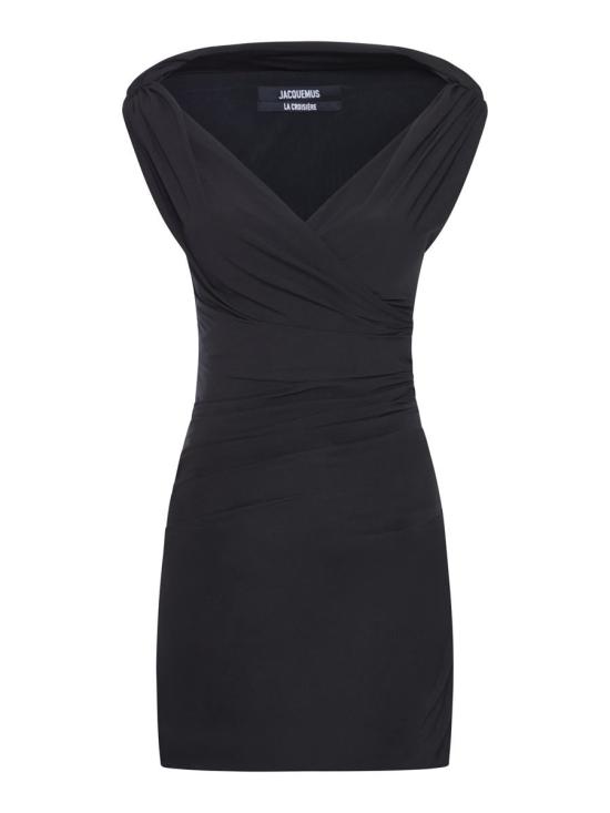 25SS 자크뮈스 숏 원피스 251DR2261767990 BLACK Black