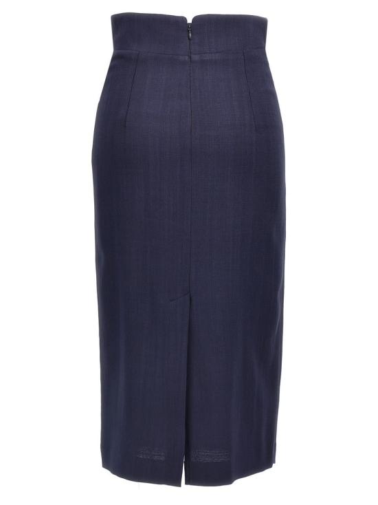 25SS 딸리아토레 숏 스커트 MYRA340159EB849 BLUE - TAGLIATORE