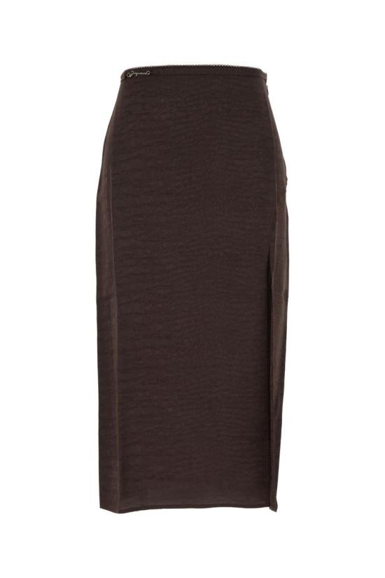 25SS 자크뮈스 숏 스커트 251SK0091713 8CP CROCOBROWN