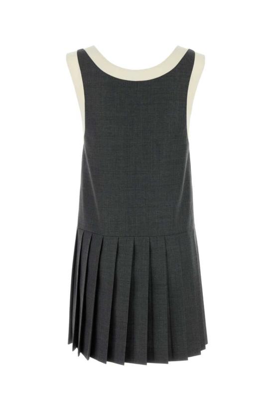 26SS 미우미우 원피스 MF5647SOOO11RF F0480 GREY - MIU MIU