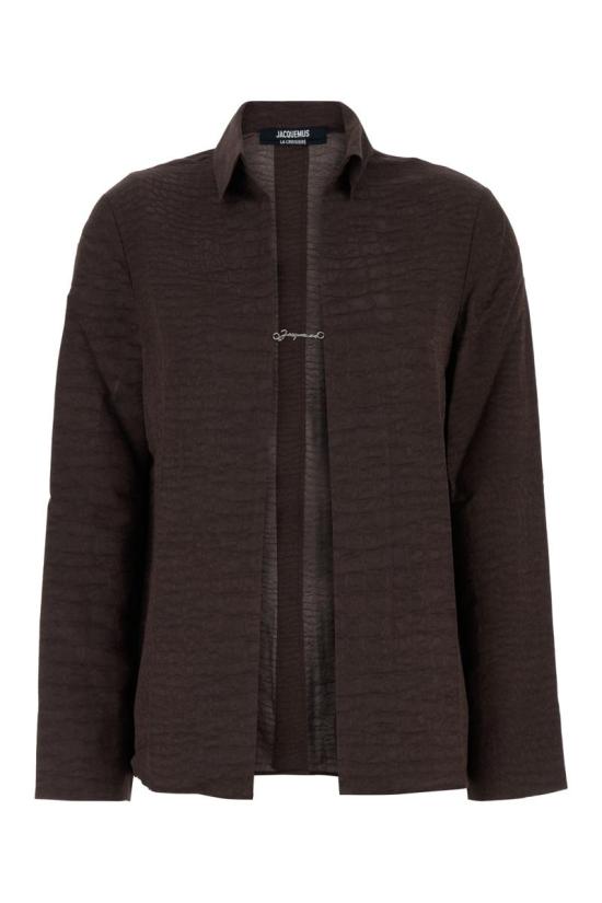 25SS 자크뮈스 셔츠 251SH1031713 8CP CROCOBROWN