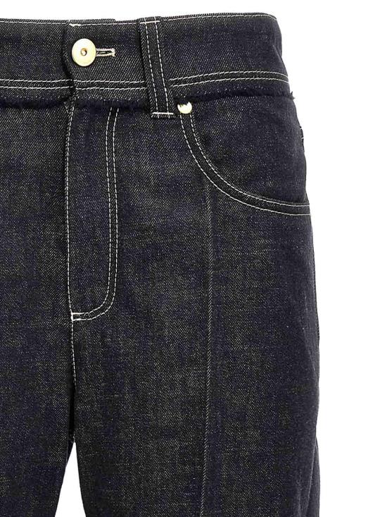  브루넬로 쿠치넬리 스트레이트 팬츠 ML134P5988C001 Blue - BRUNELLO CUCINELLI