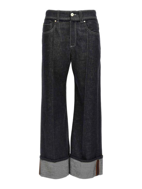  브루넬로 쿠치넬리 스트레이트 팬츠 ML134P5988C001 Blue