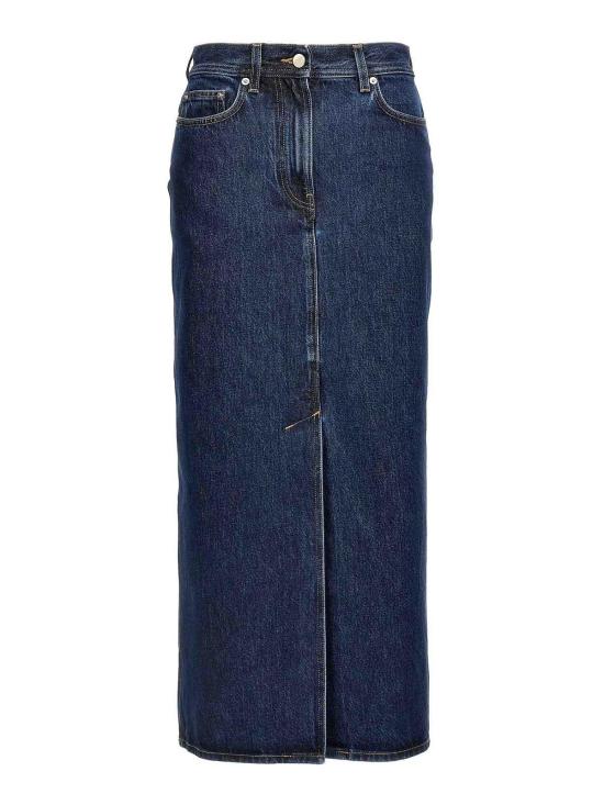  루루 스튜디오 미디 스커트 RONAWASHEDBLUE Blue