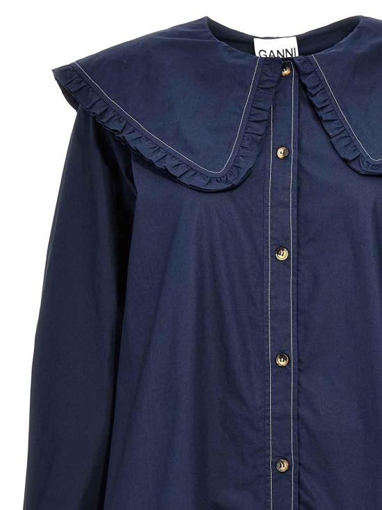  가니 의류 W0157683 Denim - GANNI