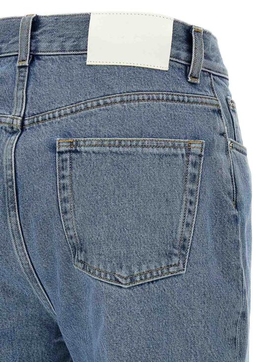  루루 스튜디오 스트레이트 팬츠 WULARWASHEDLIGHTBLUE Light Blue - LOULOU STUDIO