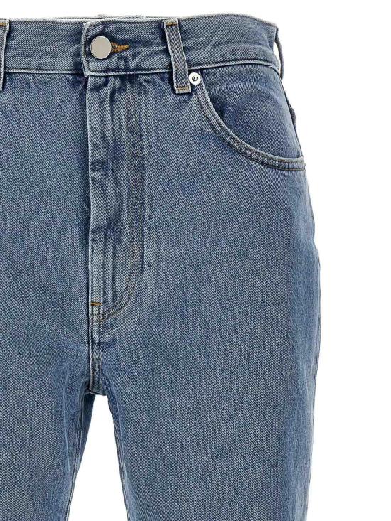  루루 스튜디오 스트레이트 팬츠 WULARWASHEDLIGHTBLUE Light Blue - LOULOU STUDIO