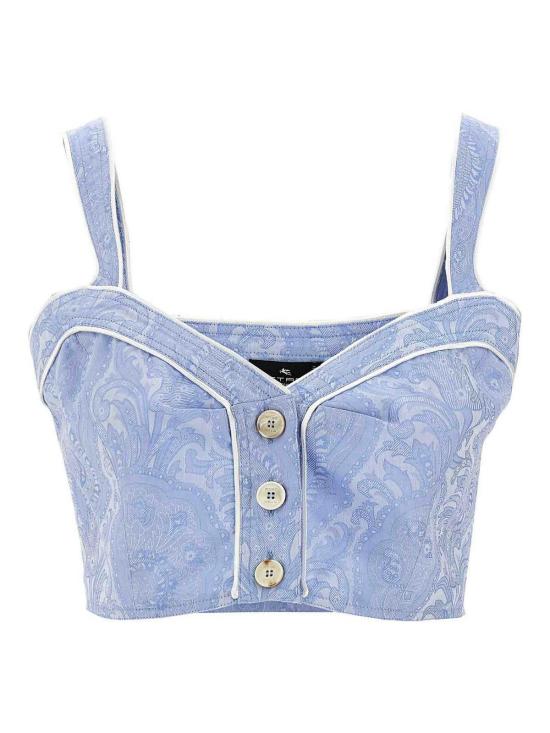  에트로 민소매 티셔츠 WRJA010199TJ562B1581 Light Blue