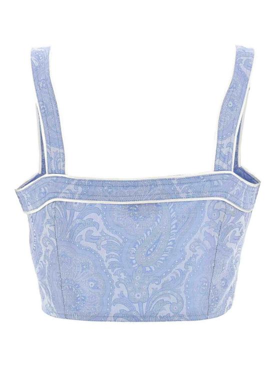  에트로 민소매 티셔츠 WRJA010199TJ562B1581 Light Blue - ETRO