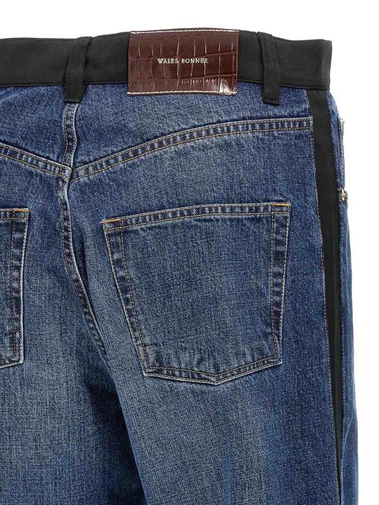  웨일즈보너 스트레이트 팬츠 US25DE02DE01599S Blue - WALES BONNER