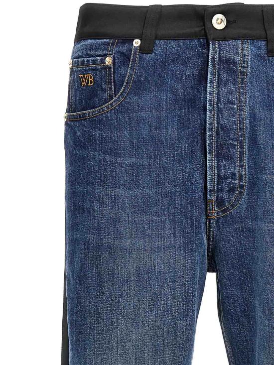  웨일즈보너 스트레이트 팬츠 US25DE02DE01599S Blue - WALES BONNER