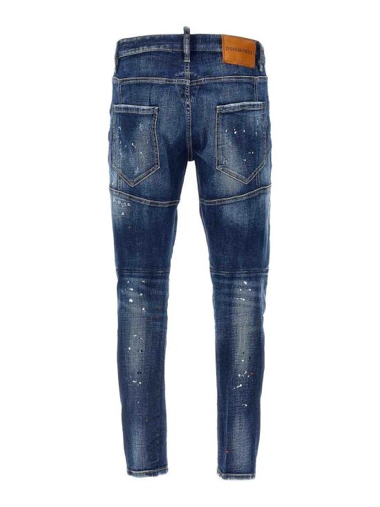 25SS 디스퀘어드2 스트레이트 팬츠 S74LB1662S30664470 Blue - DSQUARED2