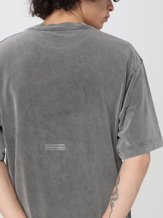 25SS 아크네 스튜디오 반팔 티셔츠 CL0218 BM0 Black - ACNE STUDIOS