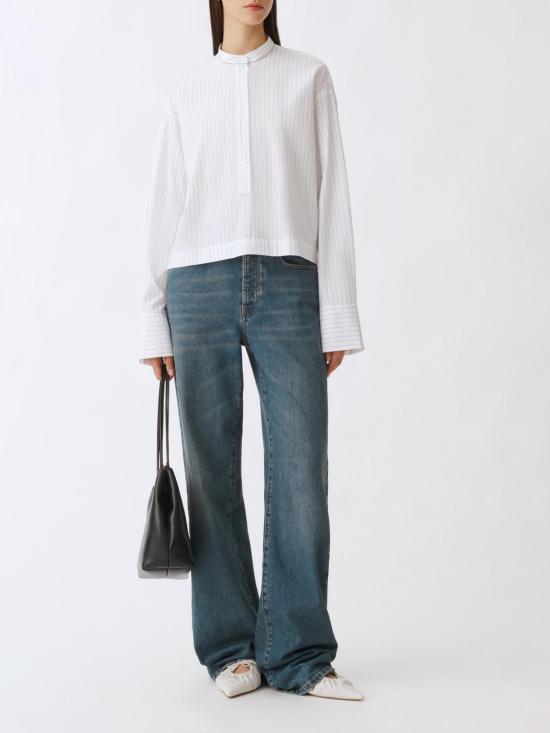 25SS 파비아나 필리피 블라우스 CAD265F356L234 VR1 White - FABIANA FILIPPI