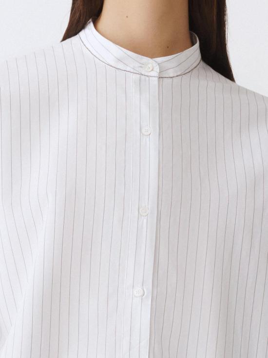 25SS 파비아나 필리피 블라우스 CAD265F356L234 VR1 White - FABIANA FILIPPI