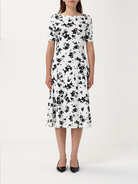 25SS 랄프 로렌 미디 원피스 250964093 001 White