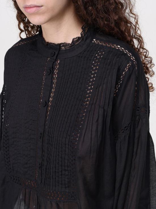 25SS 이자벨마랑에뚜왈 탑 HT0565FAC1J15E 01BK Black - ISABEL MARANT ETOILE