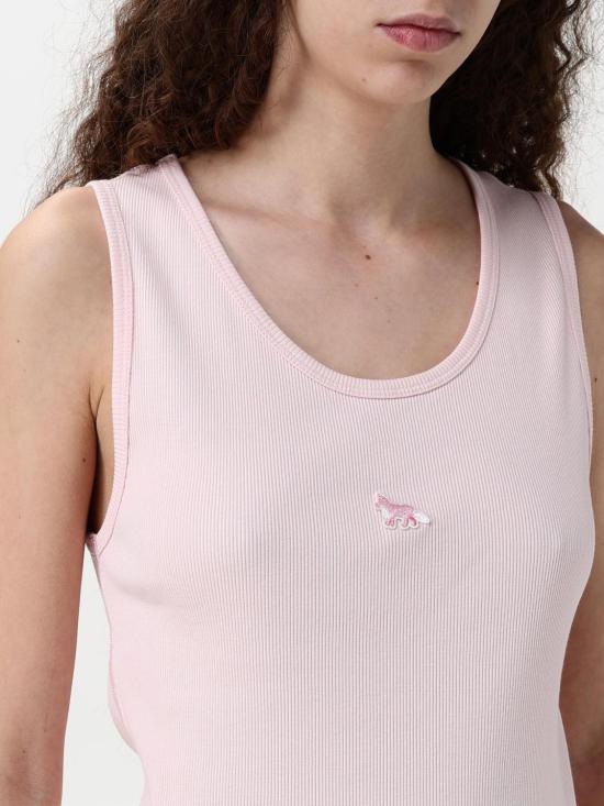 25SS 메종키츠네 민소매 티셔츠 MW00121KJ0125 0140 Pink - MAISON KITSUNE