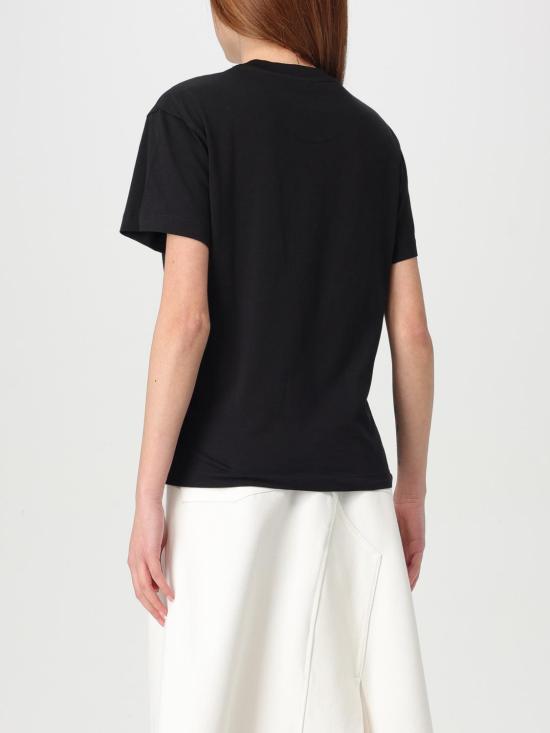 25FW 질샌더 반팔 티셔츠 J40GC0001J45048 001 Black - JIL SANDER