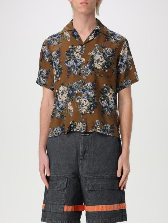 25FW 캐피탈 반팔 셔츠 K2405SS202 BROWNKHAKI Brown