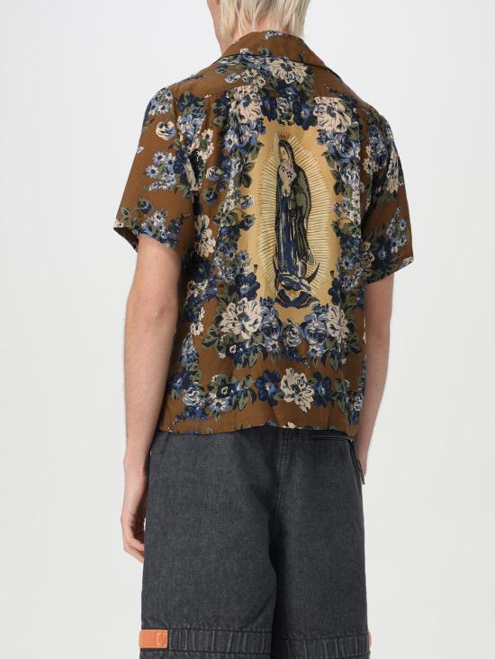 25FW 캐피탈 반팔 셔츠 K2405SS202 BROWNKHAKI Brown - KAPITAL