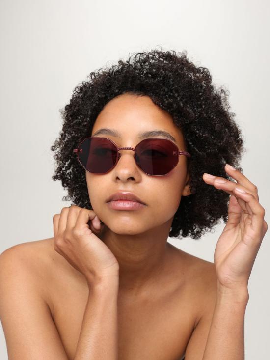 25SS 발렌티노 가라바니 선글라스 V STUD VLS 122B BDX Burgundy - VALENTINO GARAVANI