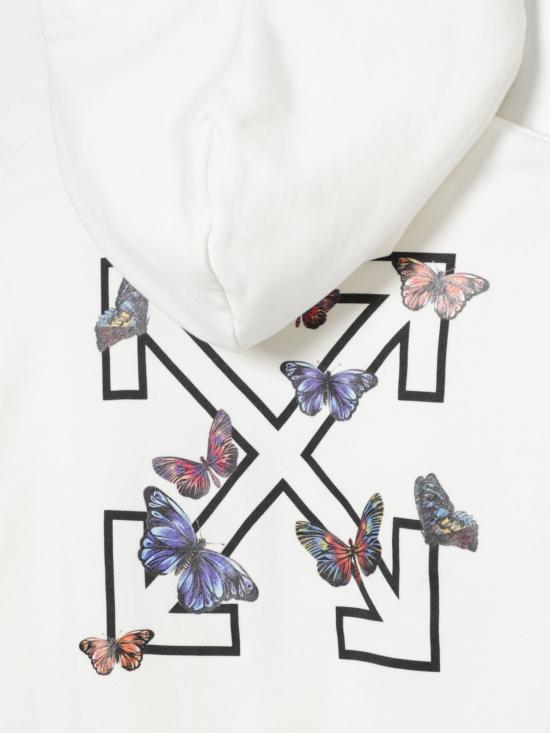 25SS [키즈] 오프화이트 풀오버 OGBB002S25FLE005 0110 White - OFF WHITE