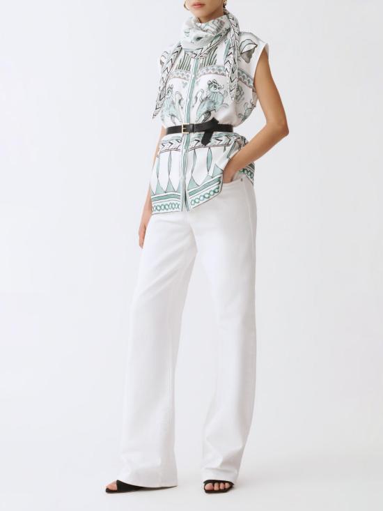 25SS 파비아나 필리피 데님 팬츠 PAD275F357L370 VR1 White - FABIANA FILIPPI